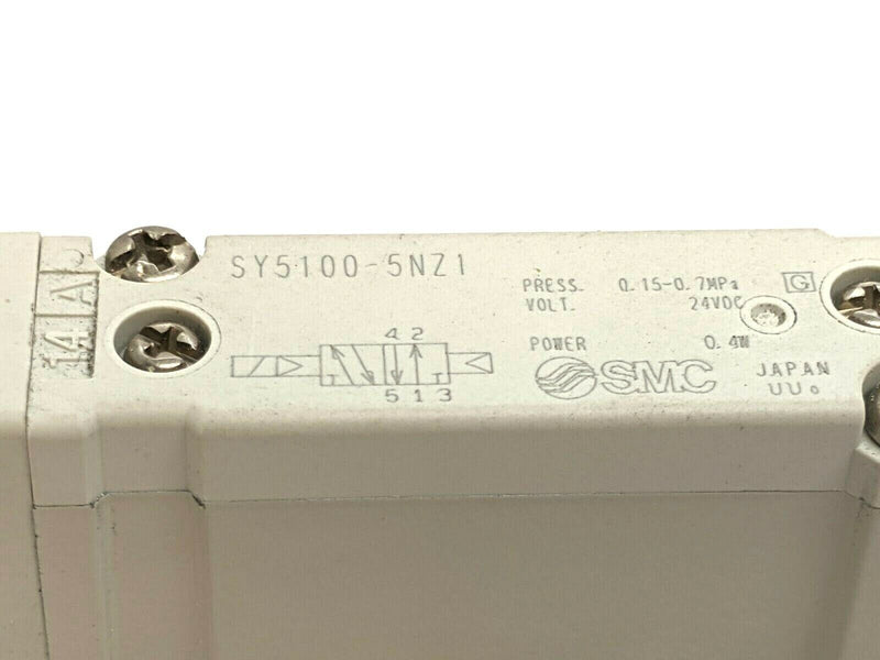 SMC SY5200-5NZ1-WO-02N Solenoid Valve - Maverick Industrial Sales