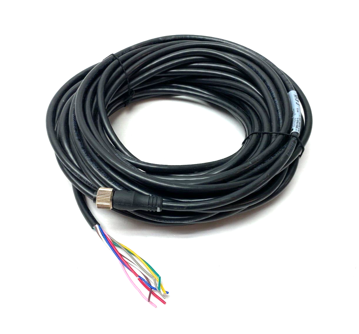 Allen Bradley 889D-F8AB-15 Ser. B Straight DC Micro Cable Female to Leads 8-Pin - Maverick Industrial Sales
