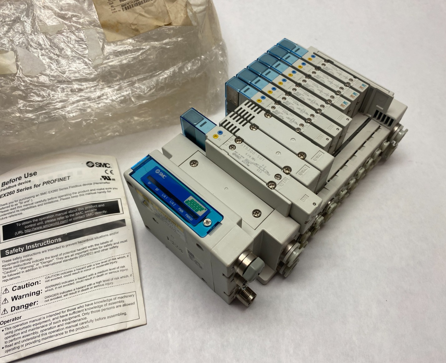 SMC SS5Y5-10-8944OFV Pneumatic Manifold Terminal Assembly - Maverick Industrial Sales