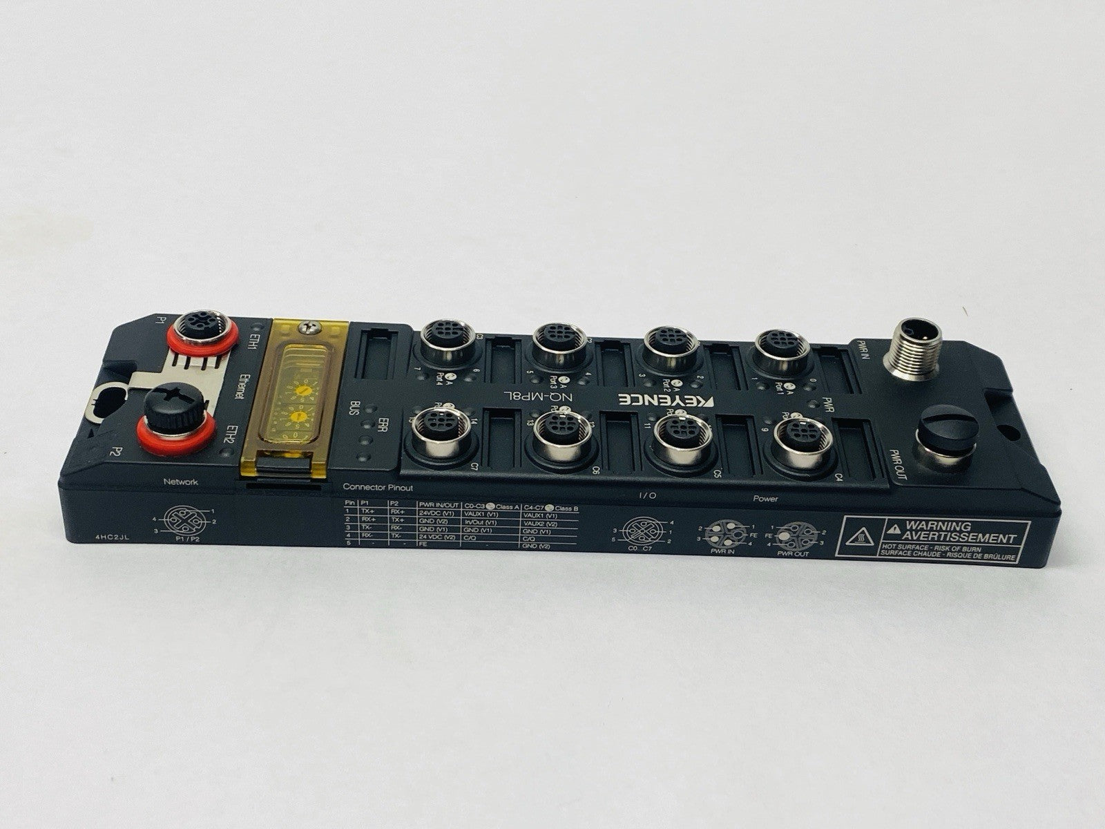 Keyence NQ-MP8L 8-Port Multi-Protocol Compatible IO-Link Master Module - Maverick Industrial Sales