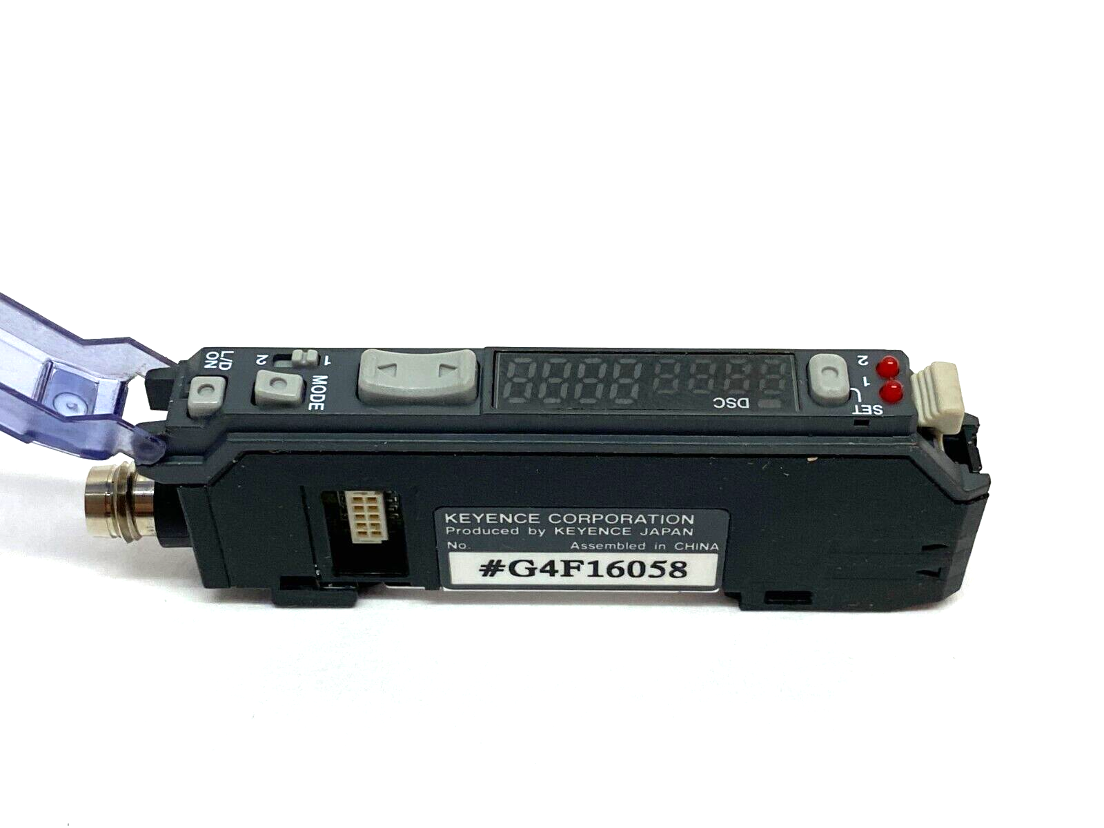 Keyence FS-V33CP Fiber Optic Sensor Amplifier Control Unit 12-24VDC - Maverick Industrial Sales