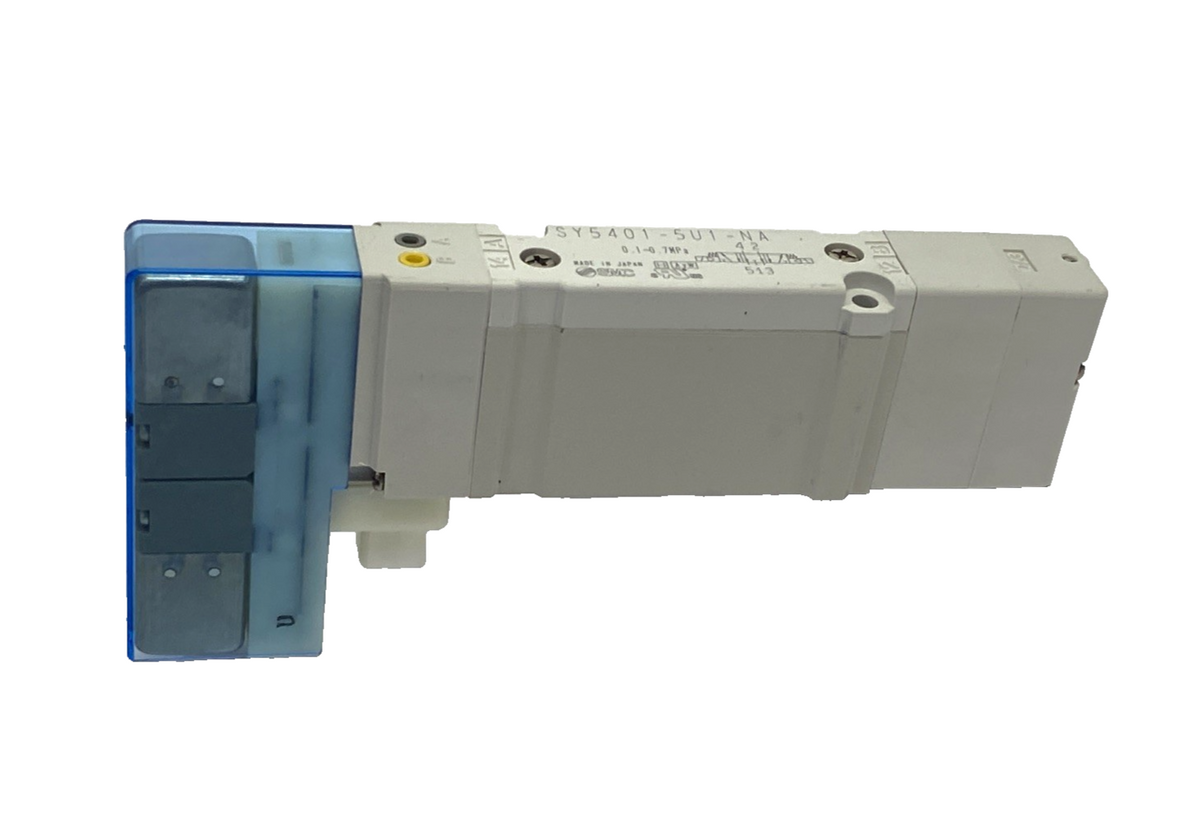 SY5401-5U1-NA | SMC Solenoid Valve, 5-Port 3-Pos. Exhaust Center, Internal Pilot - New – Open box - Maverick Industrial Sales
