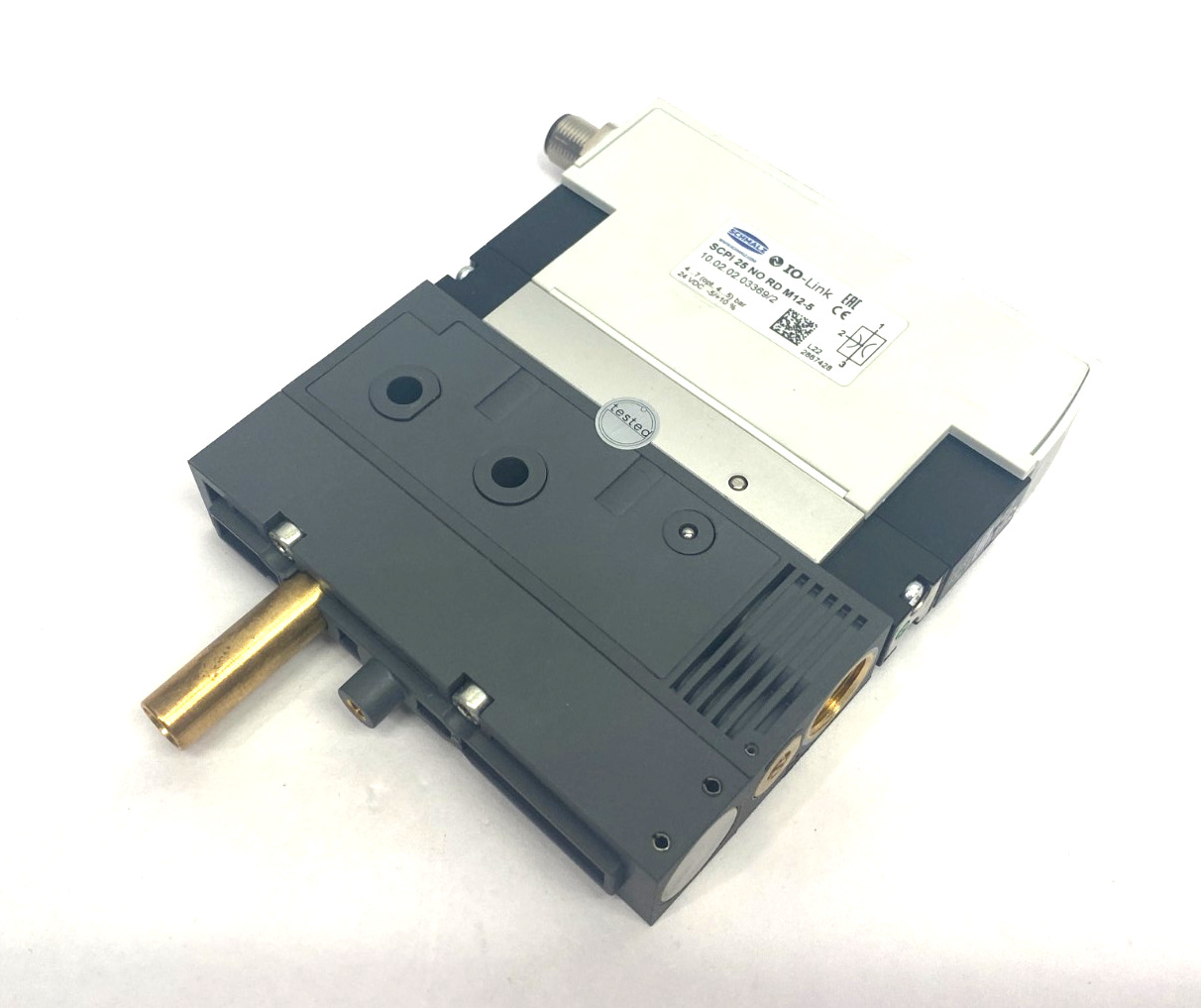 Schmalz SCPi 25 NO RD M12-5 Vacuum Generator 10.02.02.03369/2 MISSING REAR HOUSE - Maverick Industrial Sales