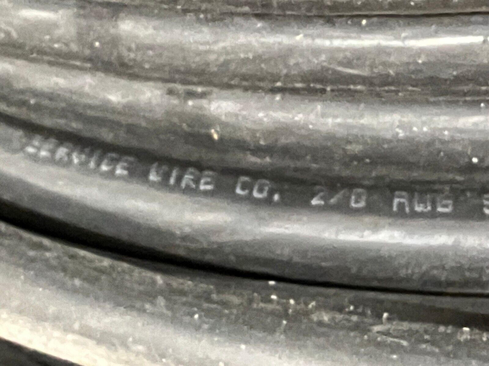 Service Wire Co XHVWT2/0BK Cable 2/0 1C 19 Strand Tinned Copper 200' FT - Maverick Industrial Sales