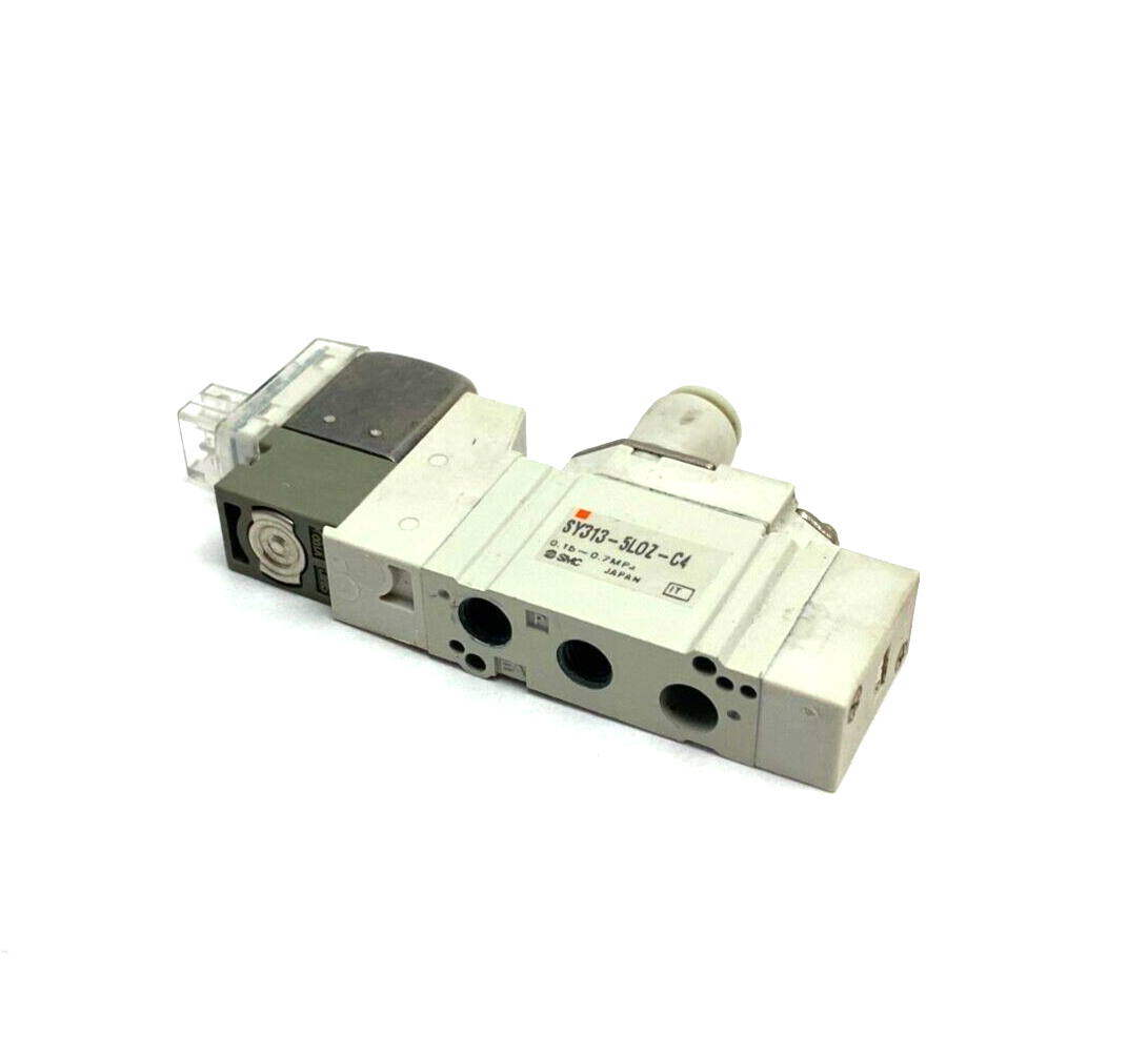 SMC SY313-5LOZ-C4 Body Ported Solenoid Valve 3-Port - Maverick Industrial Sales