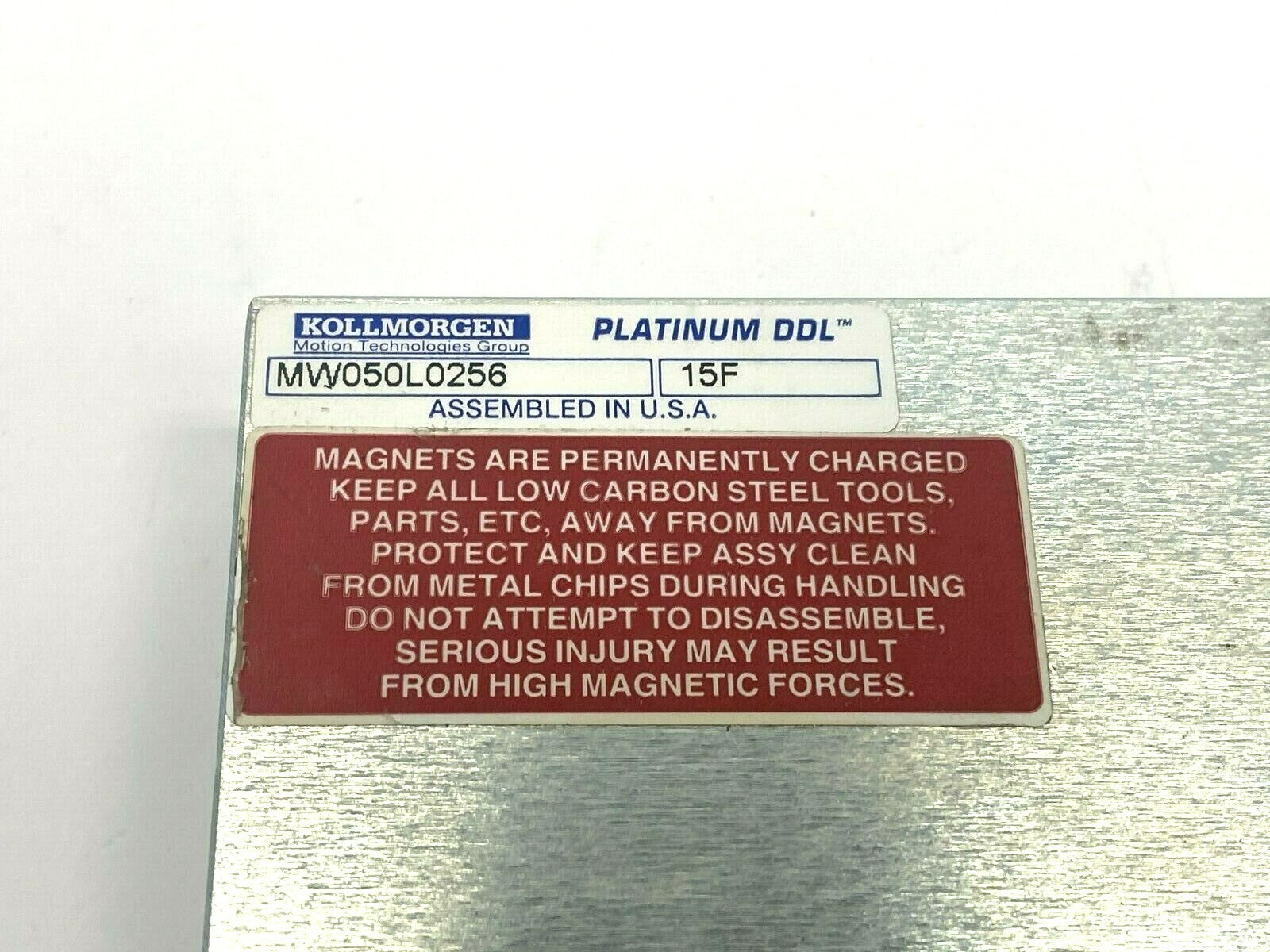 Kollmorgen MW050L0256 Platinum DDL Ironless Magnetic Way 50mm x 256mm - Maverick Industrial Sales