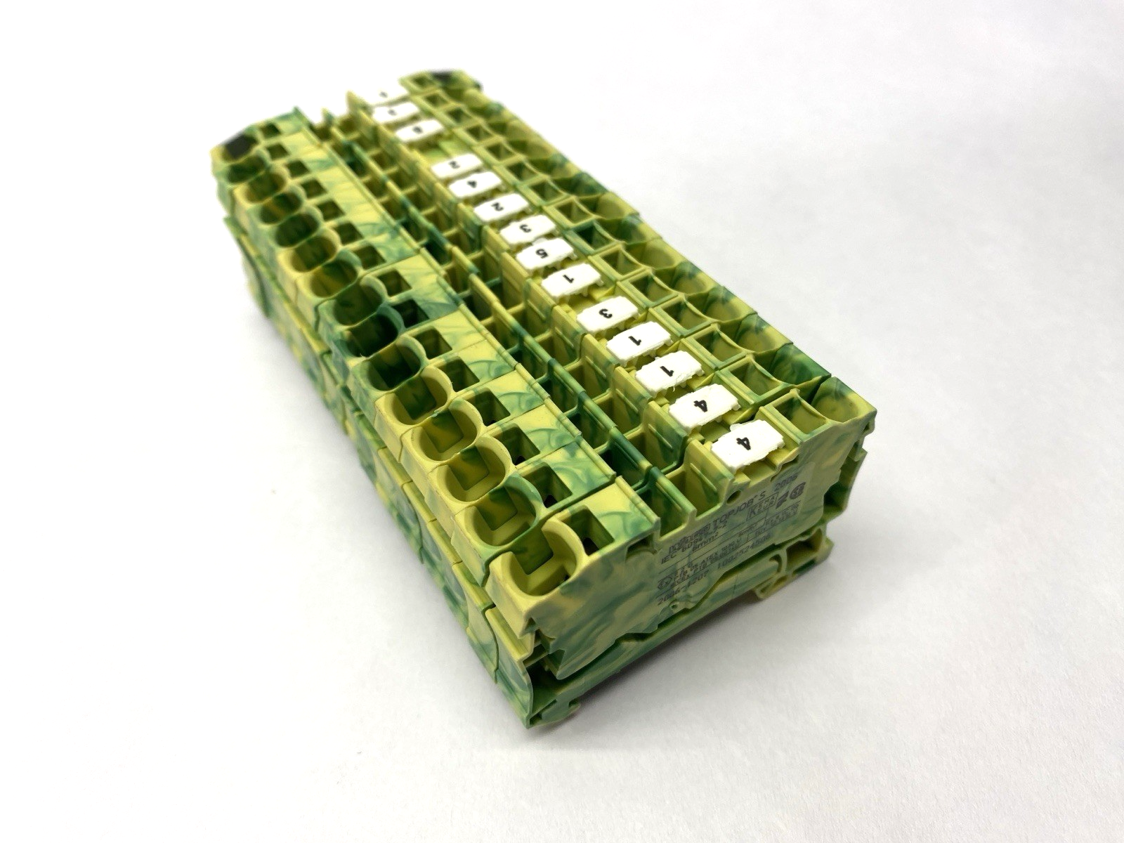 2006-1207 | Wago Topjobs Ground Terminal Block LOT OF 15 - Used - Maverick Industrial Sales