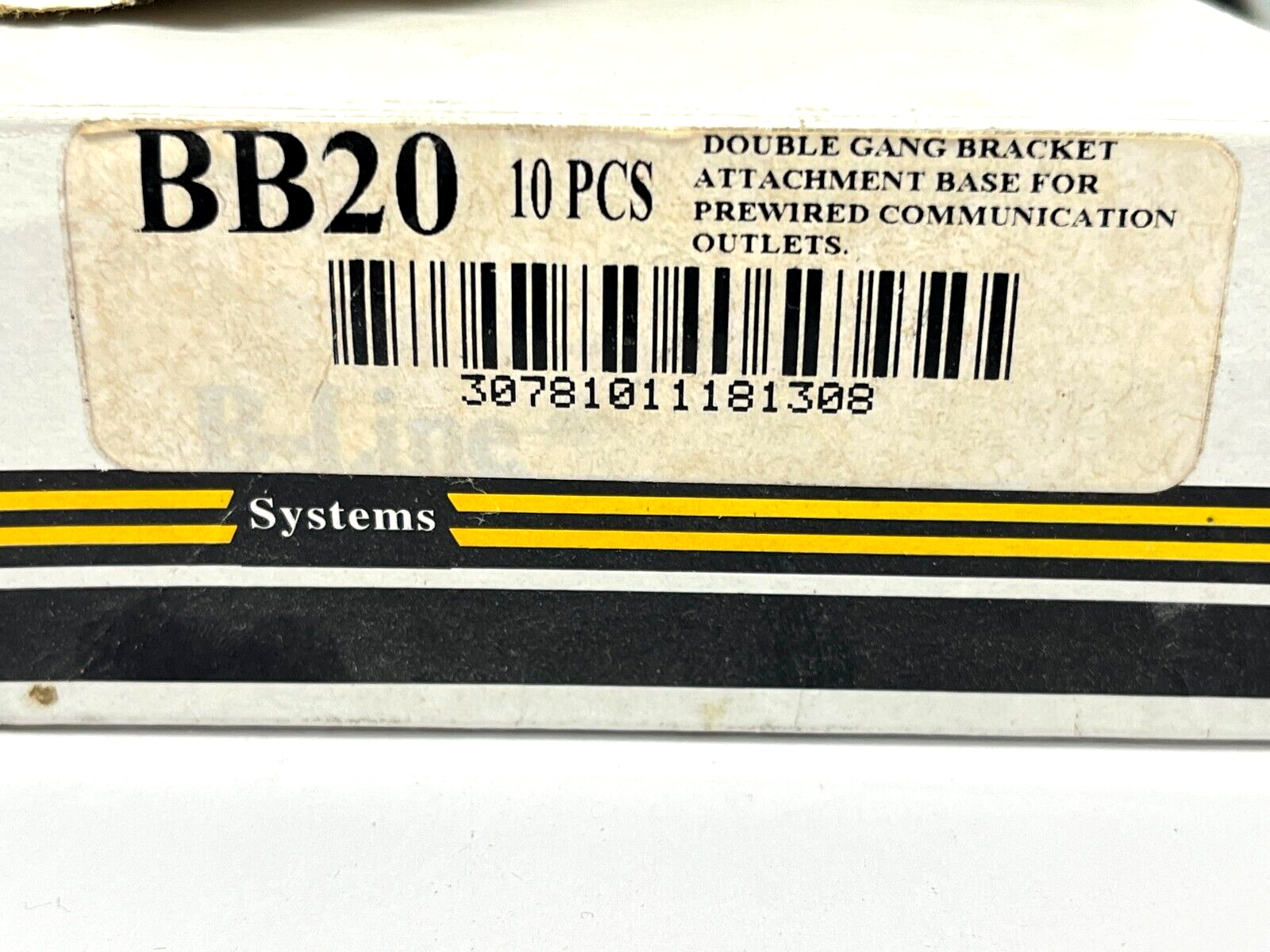 B-Line Systems BB20 Double Gang Bracket for Communication Outlets - Maverick Industrial Sales