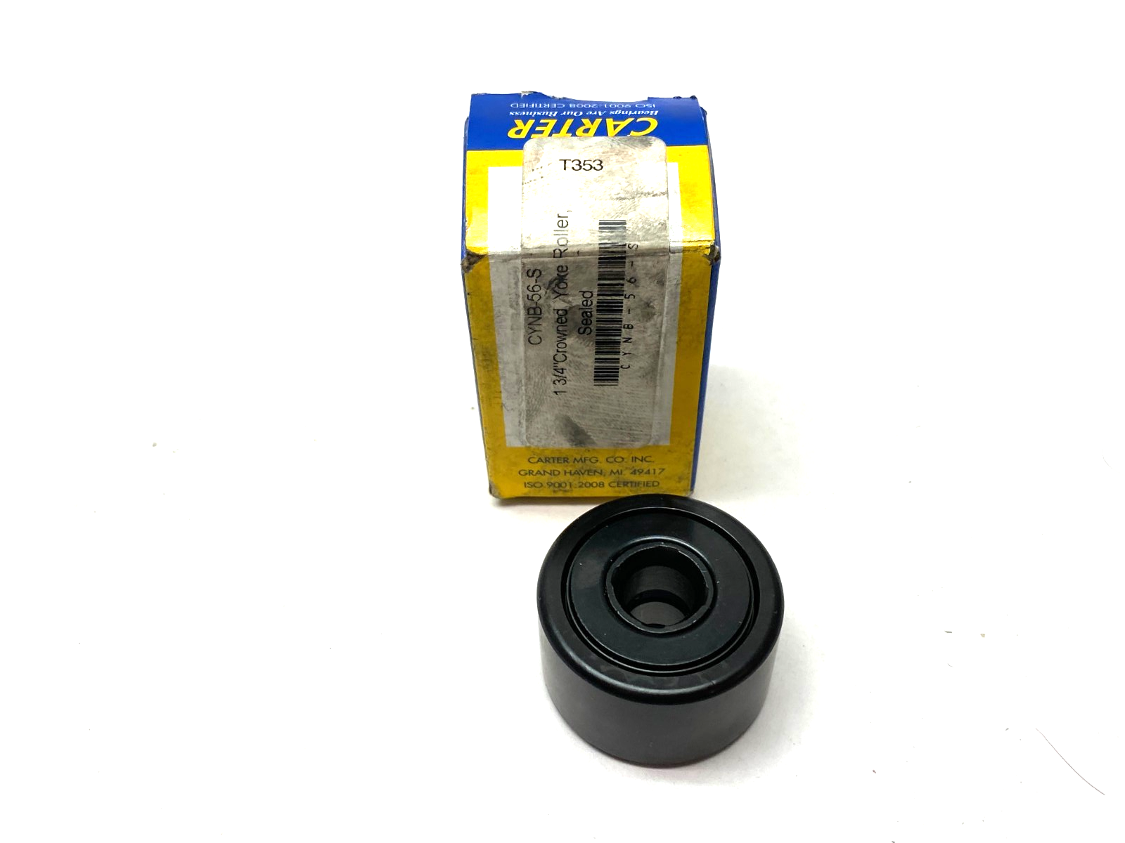 Carter CYNB-56-S Yoke Roller 1-3/4" Crowned, Sealed - Maverick Industrial Sales