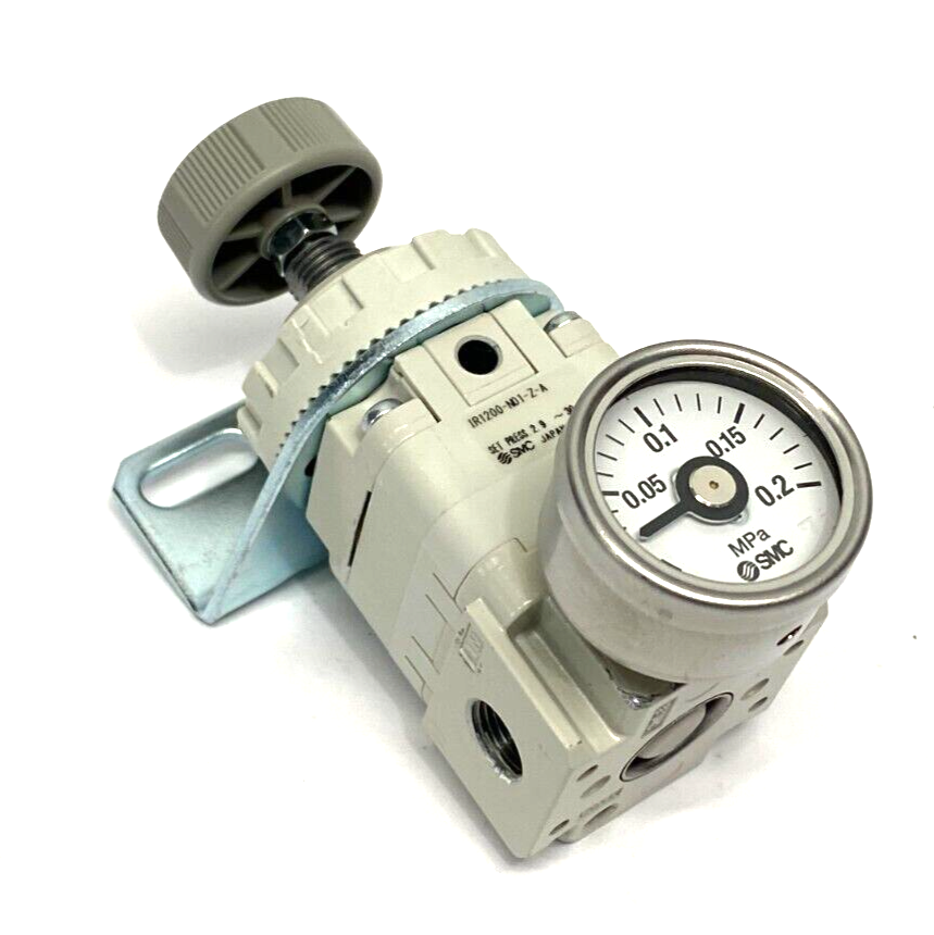 SMC IR1200-N01-Z-A Zero Bleed Precision Regulator 2.9~30psi Set Press 1/8" NPT - Maverick Industrial Sales