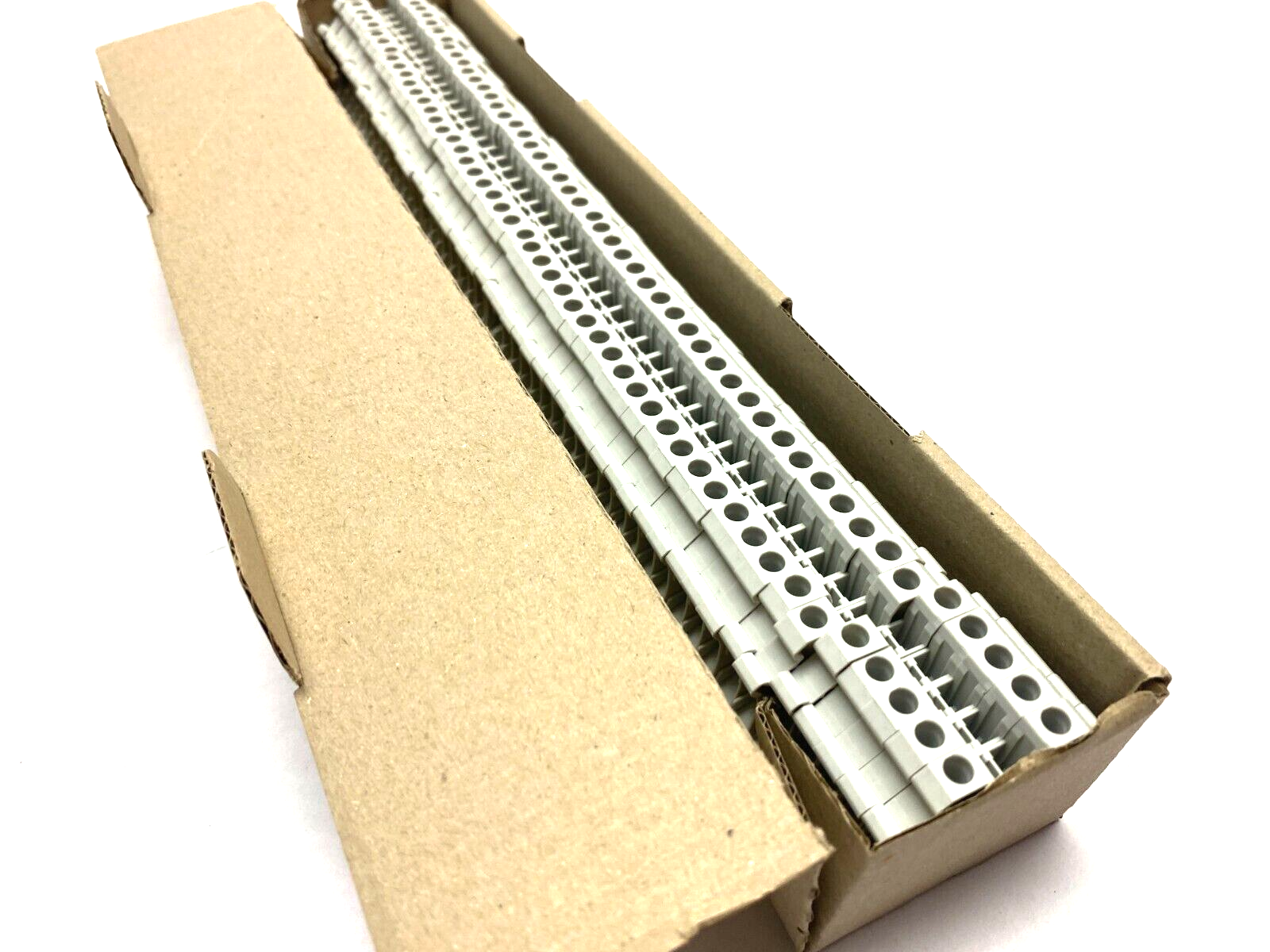 Siemens 8WH1000-0AG00 Feed-Through Type Terminal Block Gray 4mm BOX OF 50 - Maverick Industrial Sales