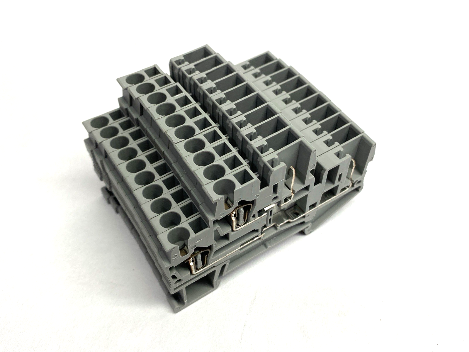 3040054 | Phoenix Contact STTB2,5/2P Double Level Terminal Block LOT OF 10 - Used - Maverick Industrial Sales