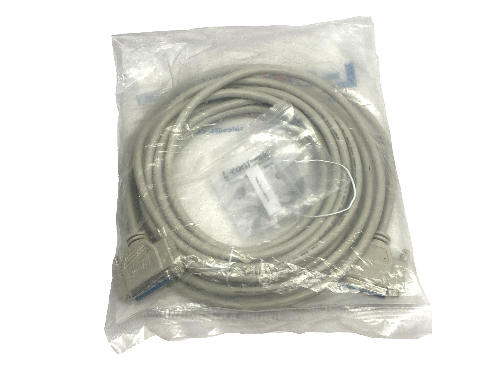 L-Com CRMN25FF-25 Double-Ended Female D-Sub Cable Assembly DB25 Gray - Maverick Industrial Sales