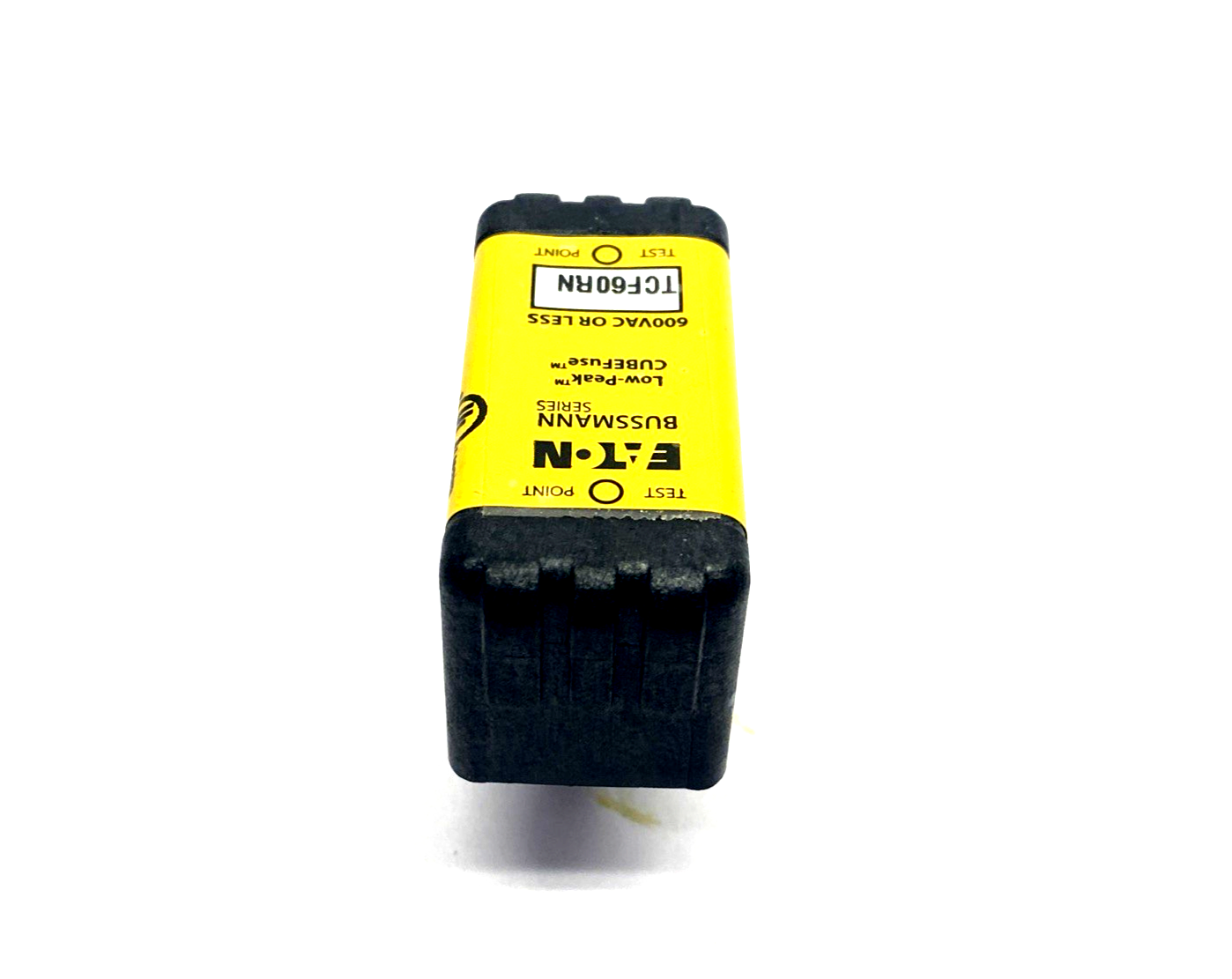 TCF60RN | Eaton Bussmann Class CC TCF Time-Delay Plug-In Cube Fuse 60A - Used - Maverick Industrial Sales