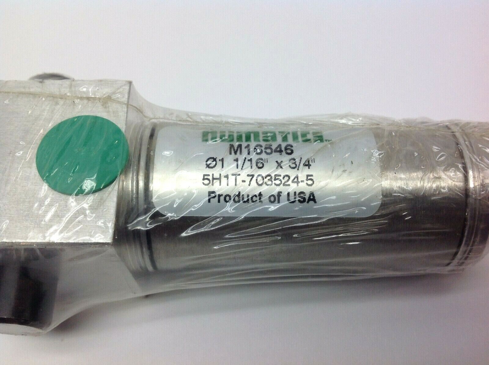 Numatics M16546 Pneumatic Cylinder 1062S06-00M 5H1T-703524-5 Ø1 1/16” x 3/4” - Maverick Industrial Sales