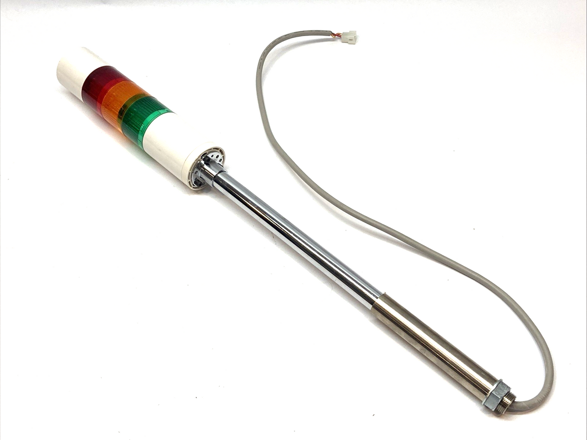 Patlite LR6-_02PJB Signal Tower Light 3-Tier Green, Amber, Red 24VDC 6.6W 0.25A - Maverick Industrial Sales