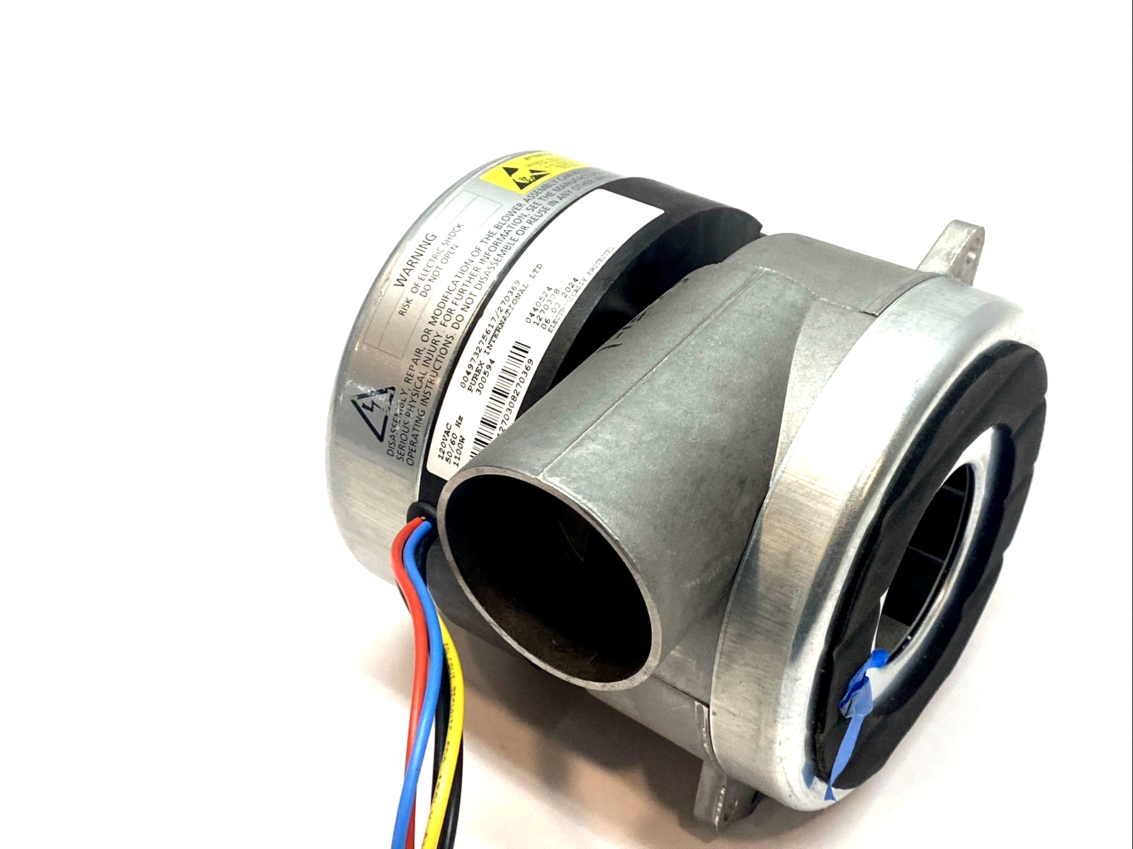 330594 | Purex Blower Motor 120VAC 50/60Hz Fume Extractor 270369 - For parts or not working - Maverick Industrial Sales