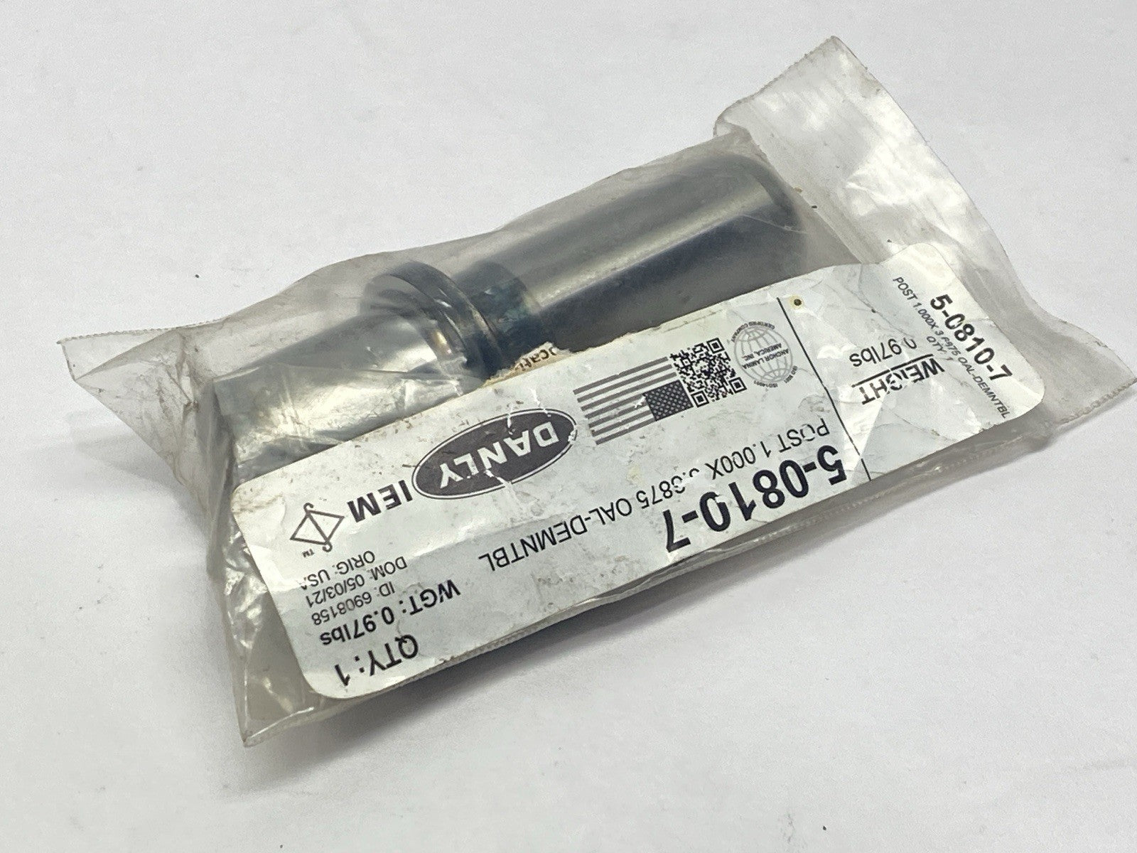 5-0810-7 | Danly Guide Pin 1.000 x 3.6875" - New – Open box - Maverick Industrial Sales