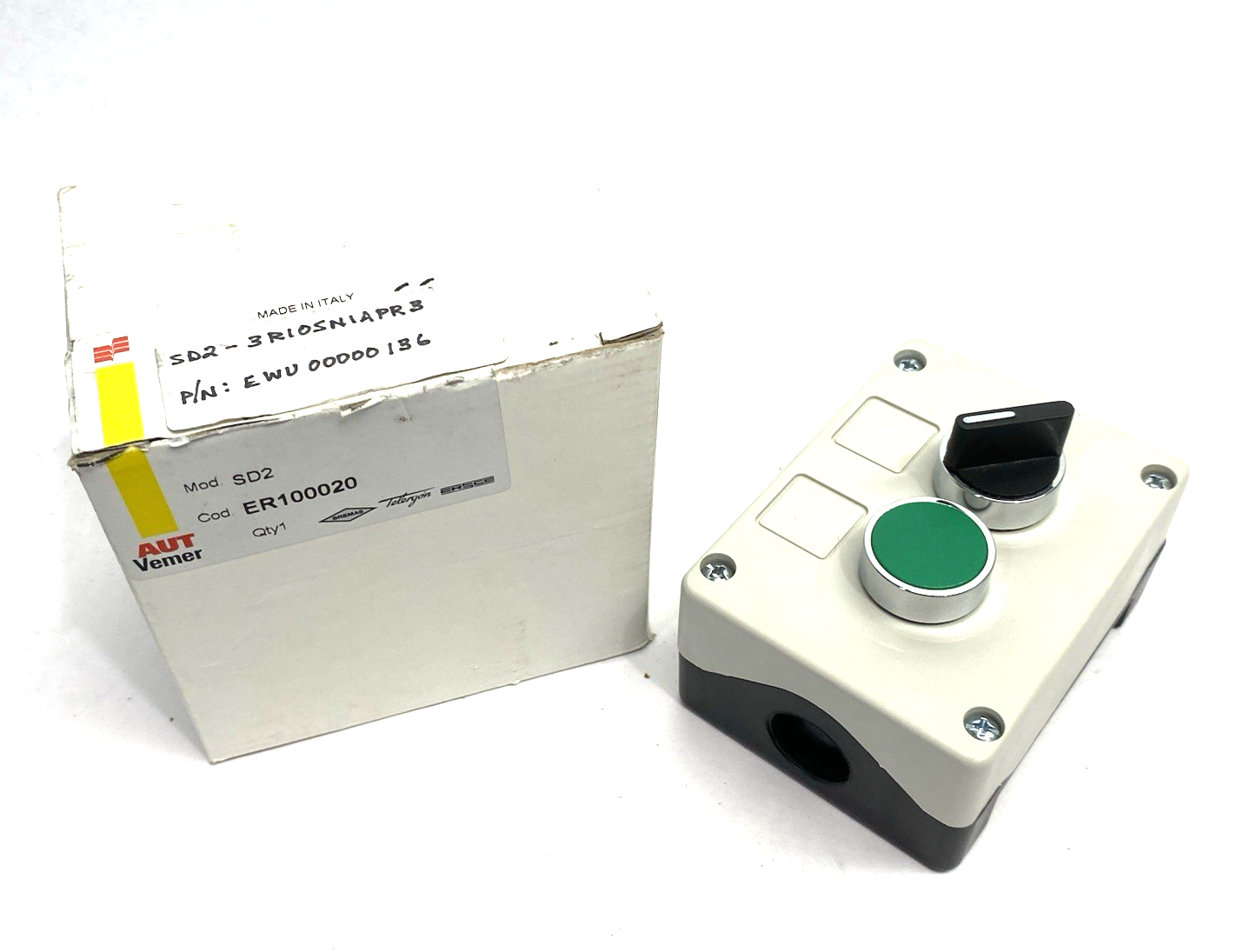ER100020 | Bremas Control Switch Assembly SD2-3R10SNIAPR3 - New – Open box - Maverick Industrial Sales