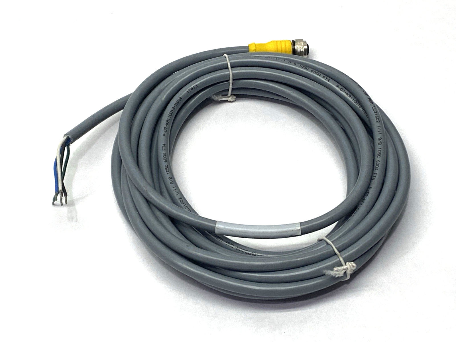 Turck RKC 4.5T-5/S1538 Single-Ended Female 5-Pin M12 Connector Cordset U-52123 - Maverick Industrial Sales