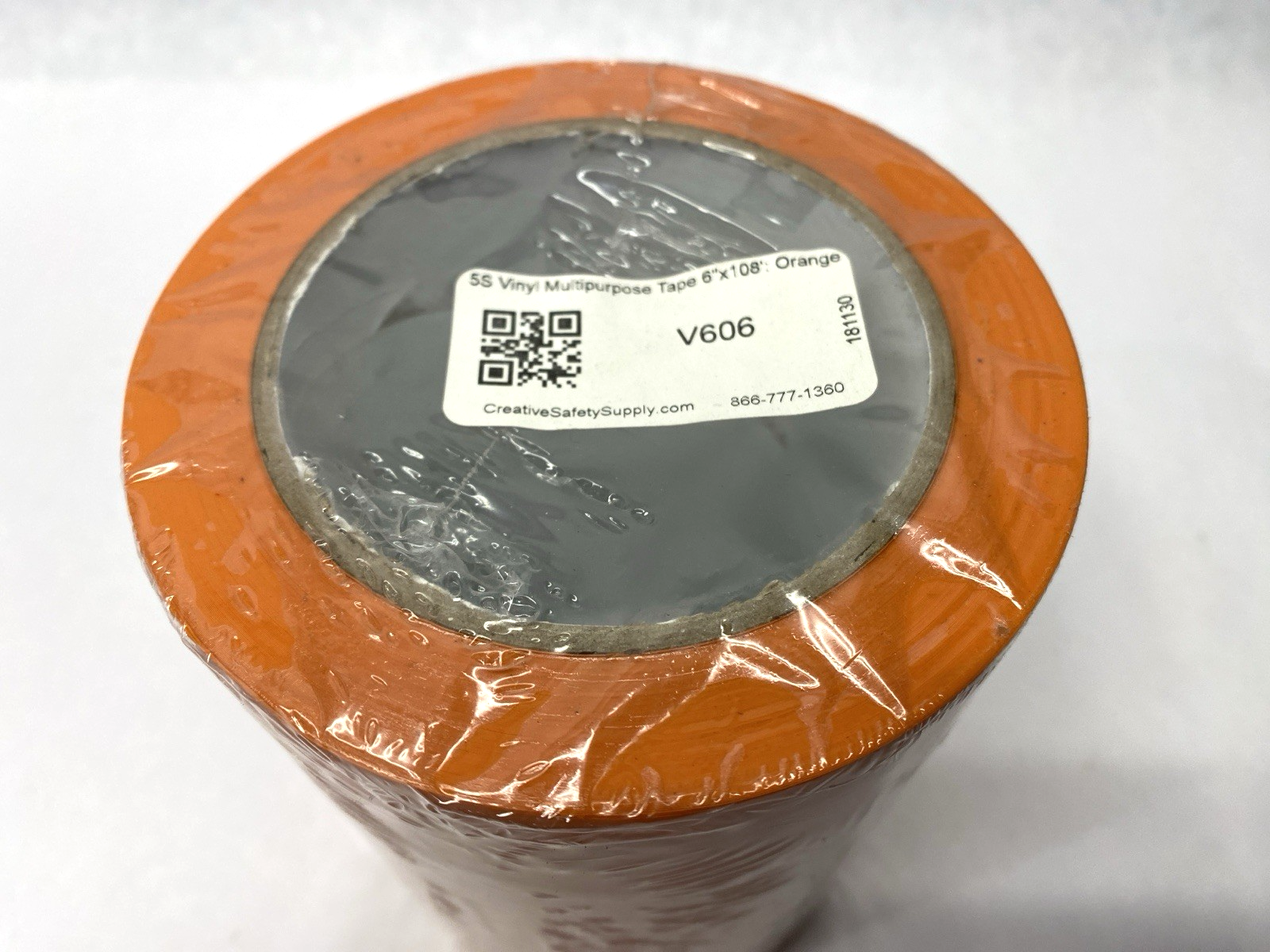Creative Safety Supply V606 Orange Multipurpose 5S Tape 6" x 108' - Maverick Industrial Sales