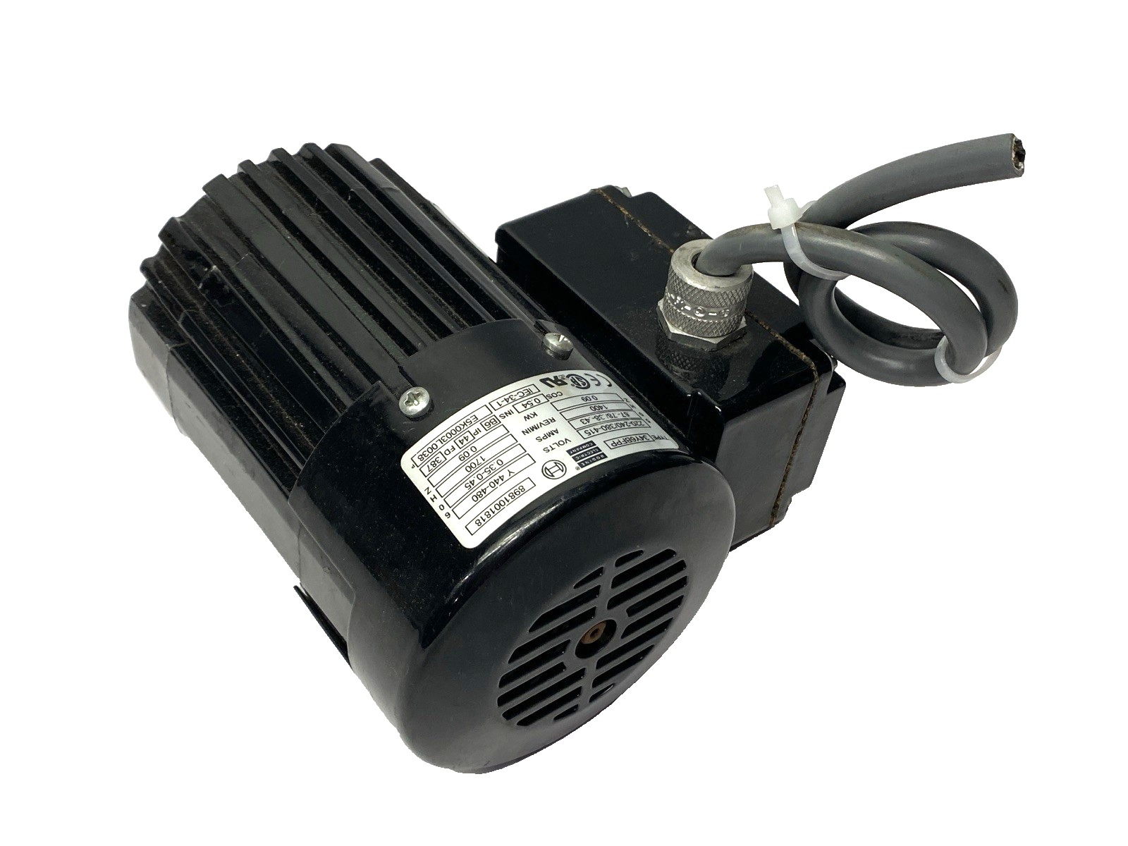 8981001818 | Rexroth Electric Motor 1700 RPM 440-480V 34Y6BFPP - Used - Maverick Industrial Sales