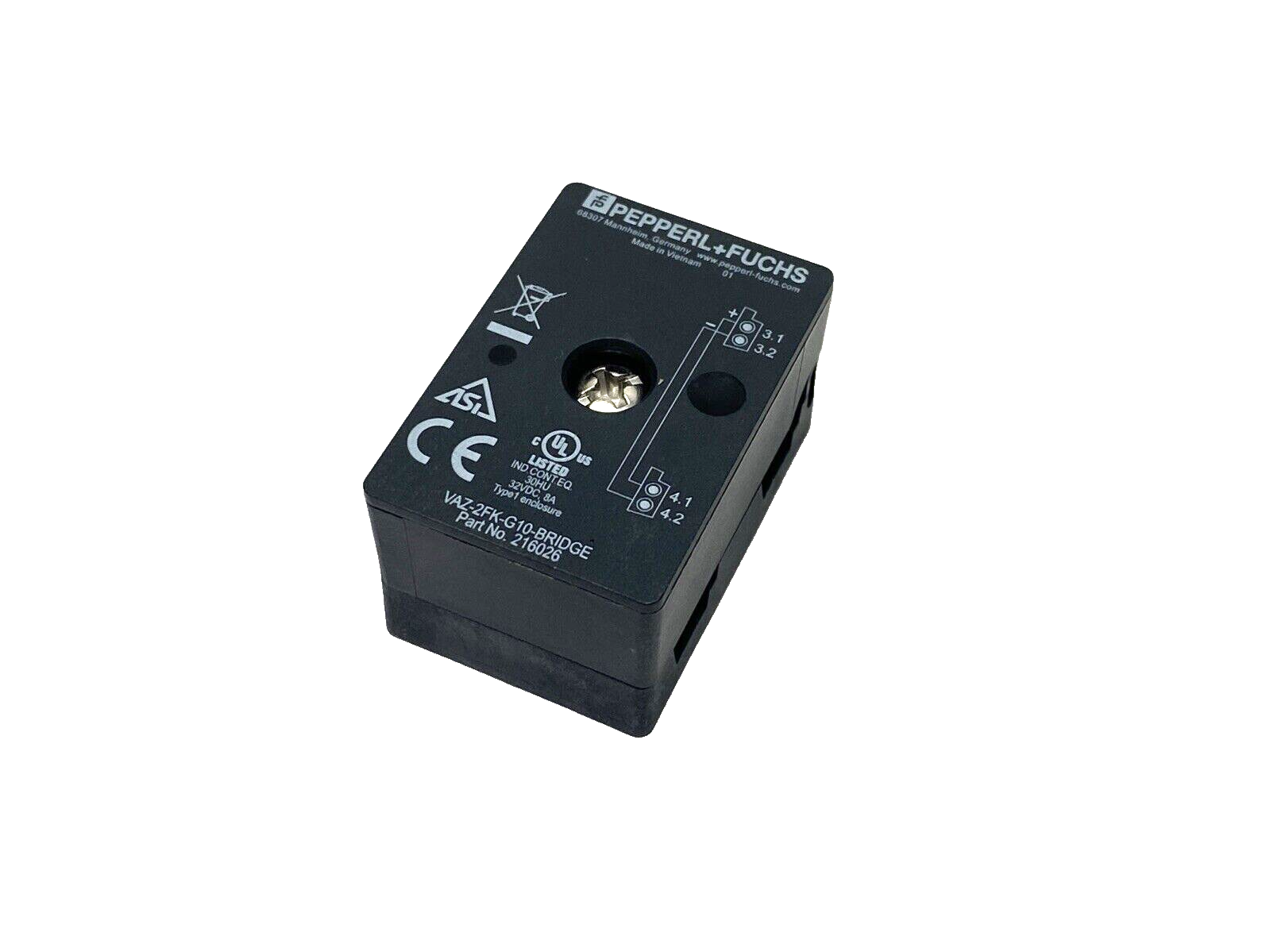 Peperl+Fuchs VAZ-2FK-G10-BRIDGE AS-Interface Splitter Box 216026 - Maverick Industrial Sales