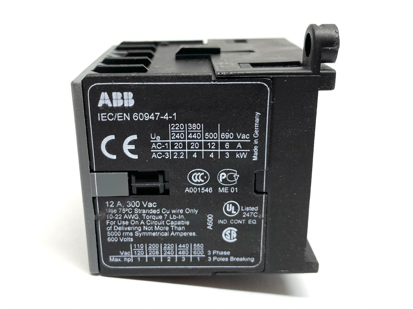 ABB B6S-30-10-1.7 Mini Contactor B6SC-1.7 - Maverick Industrial Sales