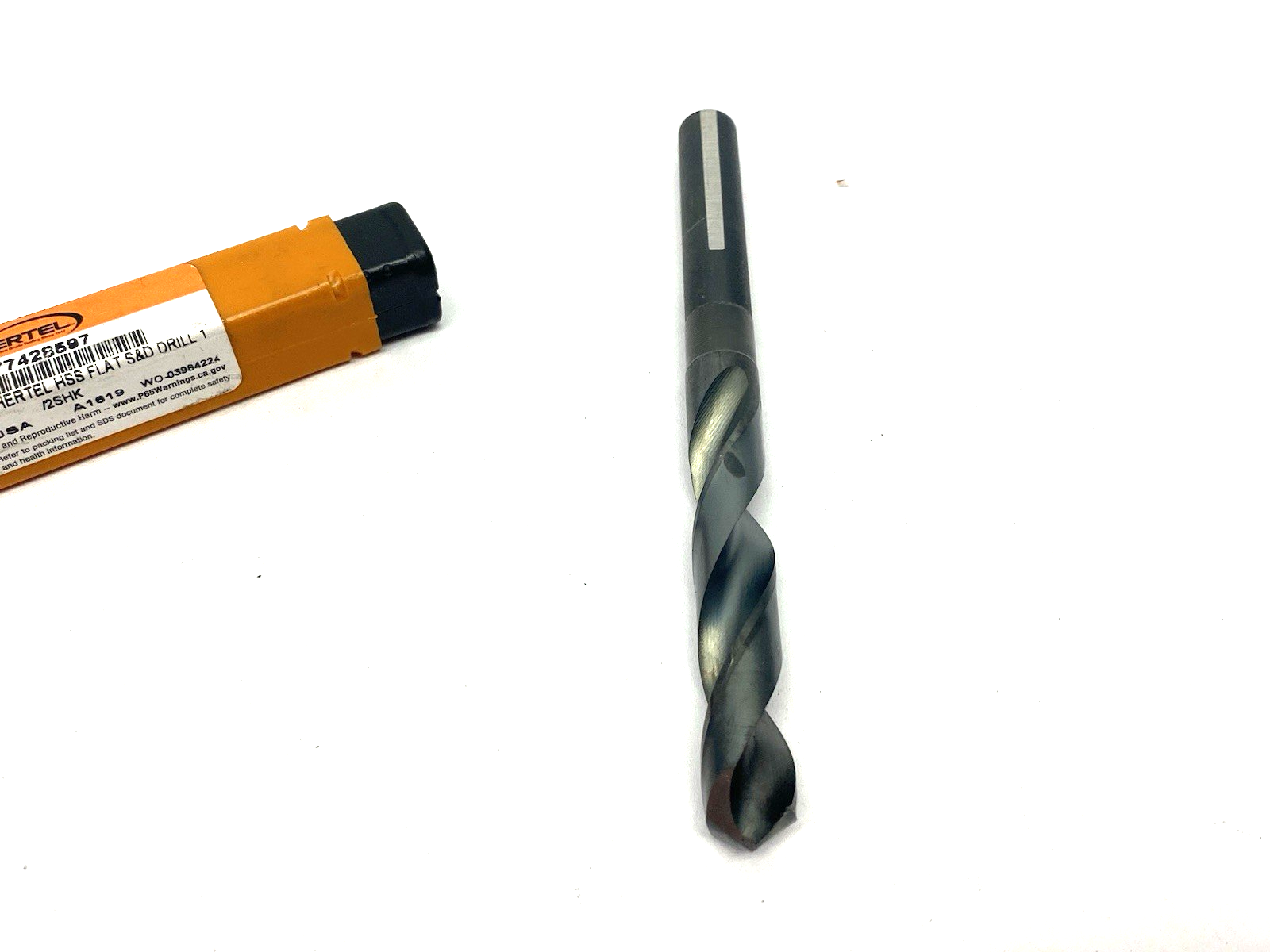 77428597 | Hertel Reduced Shank Drill Bit: 17/32" Dia, 1/2" Shank Dia, 118 deg - New – Open box - Maverick Industrial Sales