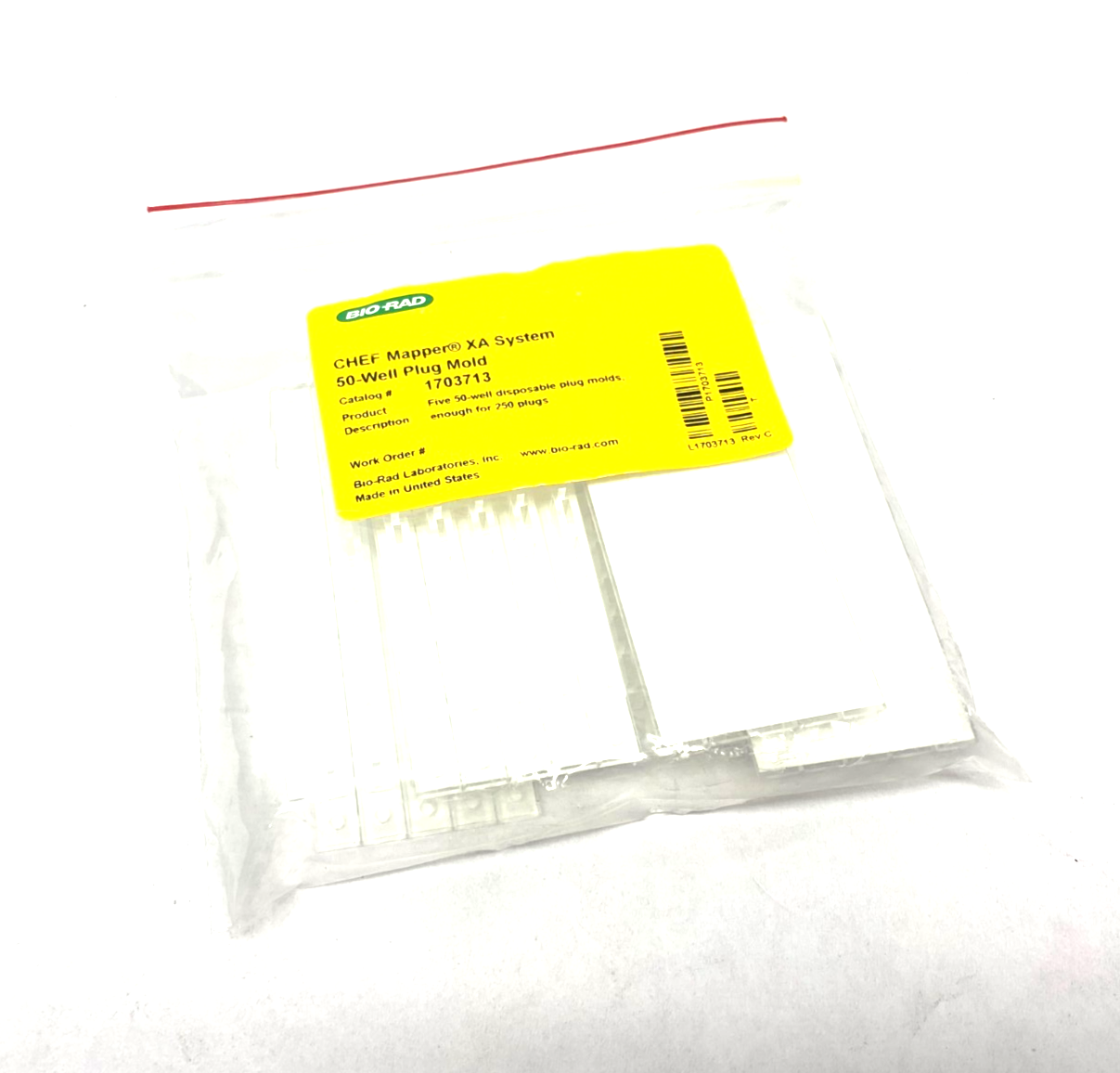 Bio Rad 1703713 Pulsed Field Disposable Plug Mold 50-Well PKG OF 5 - Maverick Industrial Sales