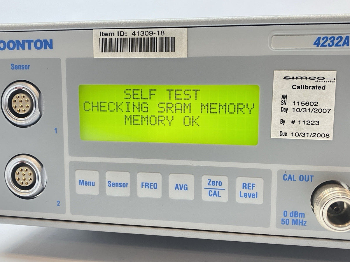 Boonton 4232A-30 Rev 5.05 RF Power Meter Dual-Channel - Maverick Industrial Sales