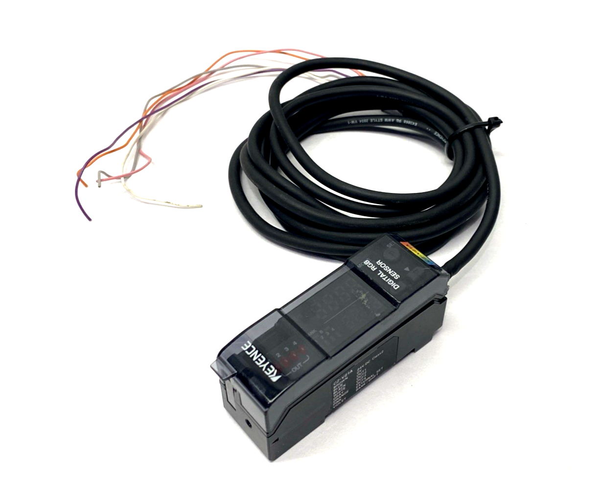 Keyence CZ-V21A RGB Digital Sensor Amplifier Unit, NPN - Maverick Industrial Sales