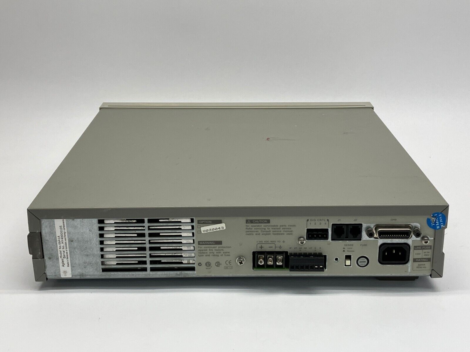 Agilent 6641A DC Power Supply 0-8V 0-20A - Maverick Industrial Sales