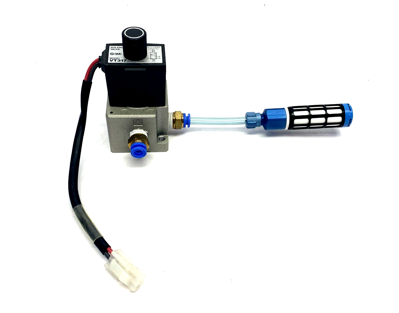 SMC VT317-5G-02N 3-Port Solenoid Valve 24VDC 1/4" NPT - Maverick Industrial Sales