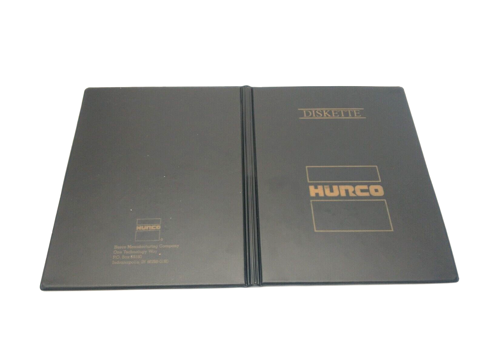 Hurco Hardcover CNC Machine Diskette Software Folder/Binder 4-Slot Case - Maverick Industrial Sales