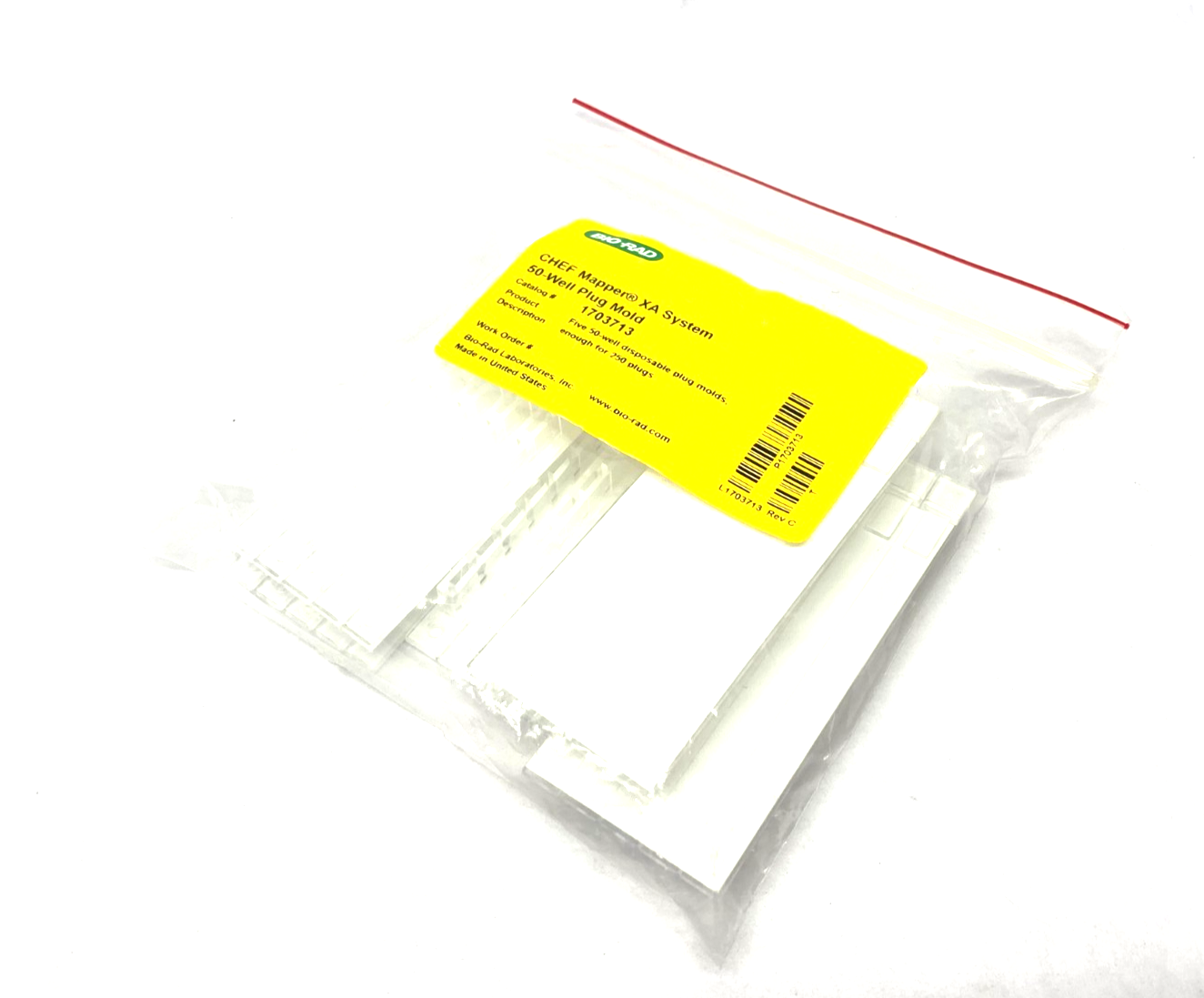 Bio Rad 1703713 Pulsed Field Disposable Plug Mold 50-Well PKG OF 5 - Maverick Industrial Sales
