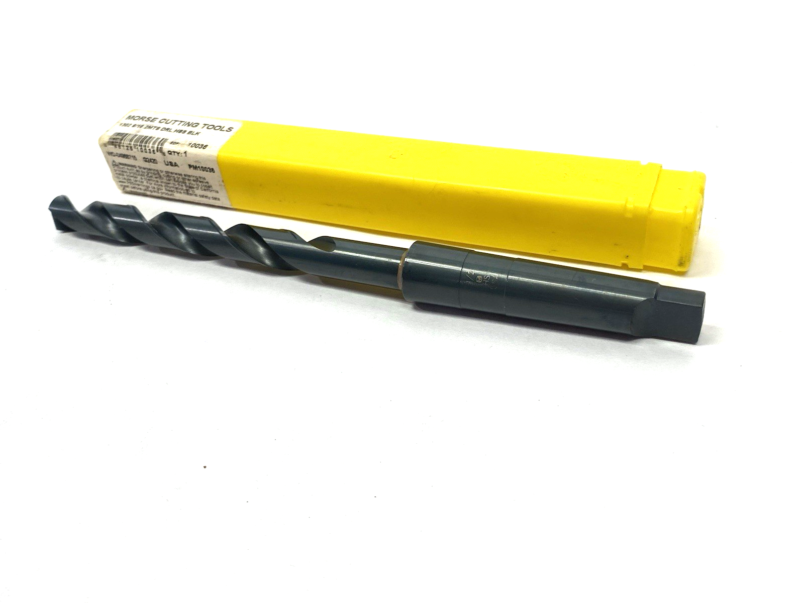 10036 | Morse Cutting Tools Taper Shank Drill Bit 1302 9/16 2MTS DRL HSS BLK - New Other - Maverick Industrial Sales