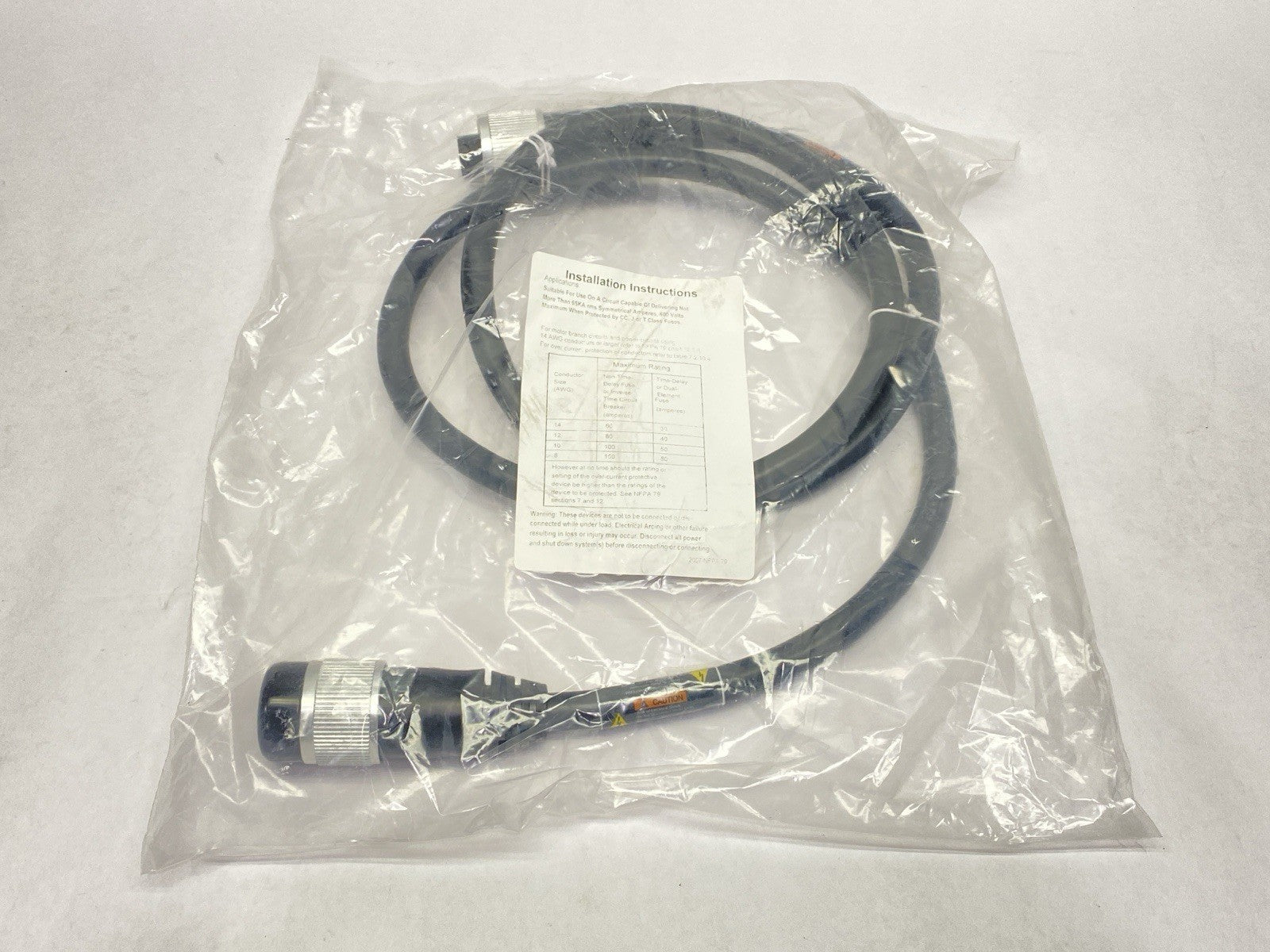 GSDA GKDA 40-2M/S4000 | Turck Power Cordset 1-3/8" 4-Pin Male / Female 2m U2-15371 - New - Maverick Industrial Sales