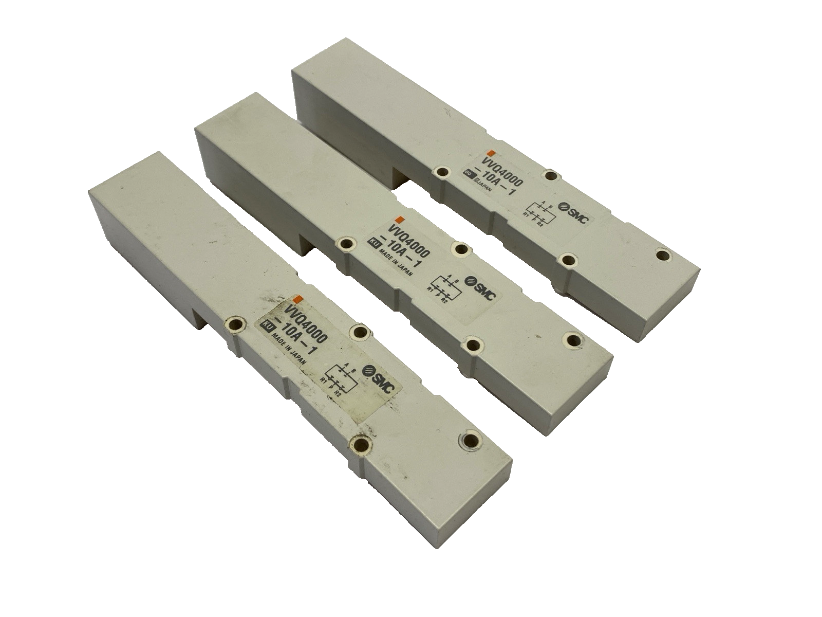 SMC VVQ4000-10A-1 Blank Manifold Plate Assembly LOT OF3 - Maverick Industrial Sales