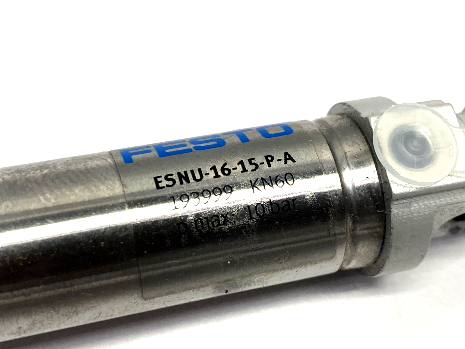 Festo ESNU-16-15-P-A Pneumatic Cylinder 16mm Bore 15mm Stroke 193999 - Maverick Industrial Sales