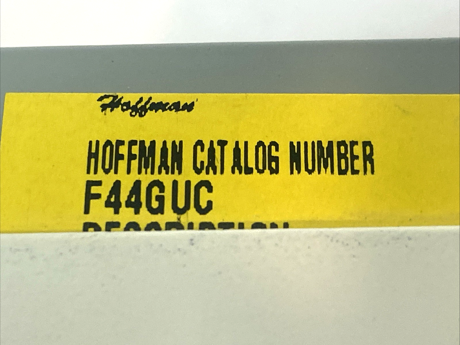 Hoffman F44G45E Elbow Wireway 45° 4" x 4" Steel White w/ 2x F44GUC - Maverick Industrial Sales