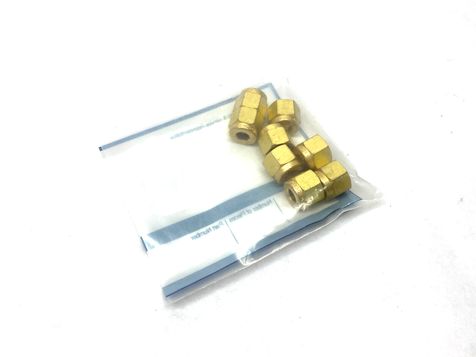 Swagelok B-402-1 Brass Nut for 1/4" Tube Fitting PKG OF 8 - Maverick Industrial Sales