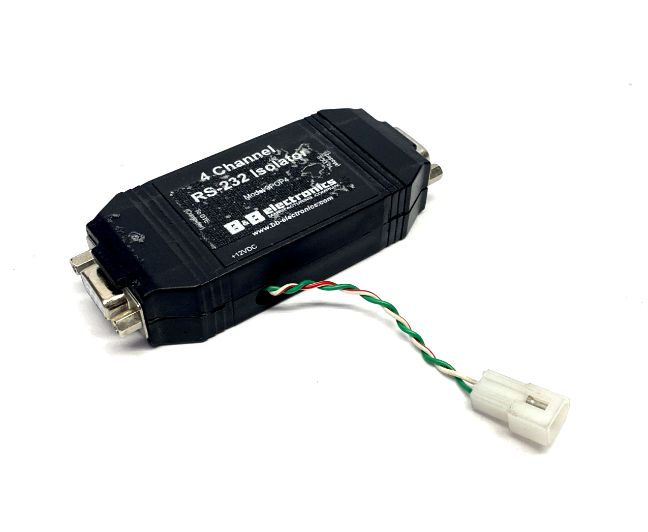 9POP4 | B&B Electronics 4-Channel RS-232 Isolator 9-Pin DB9 Male To Female - Used - Maverick Industrial Sales