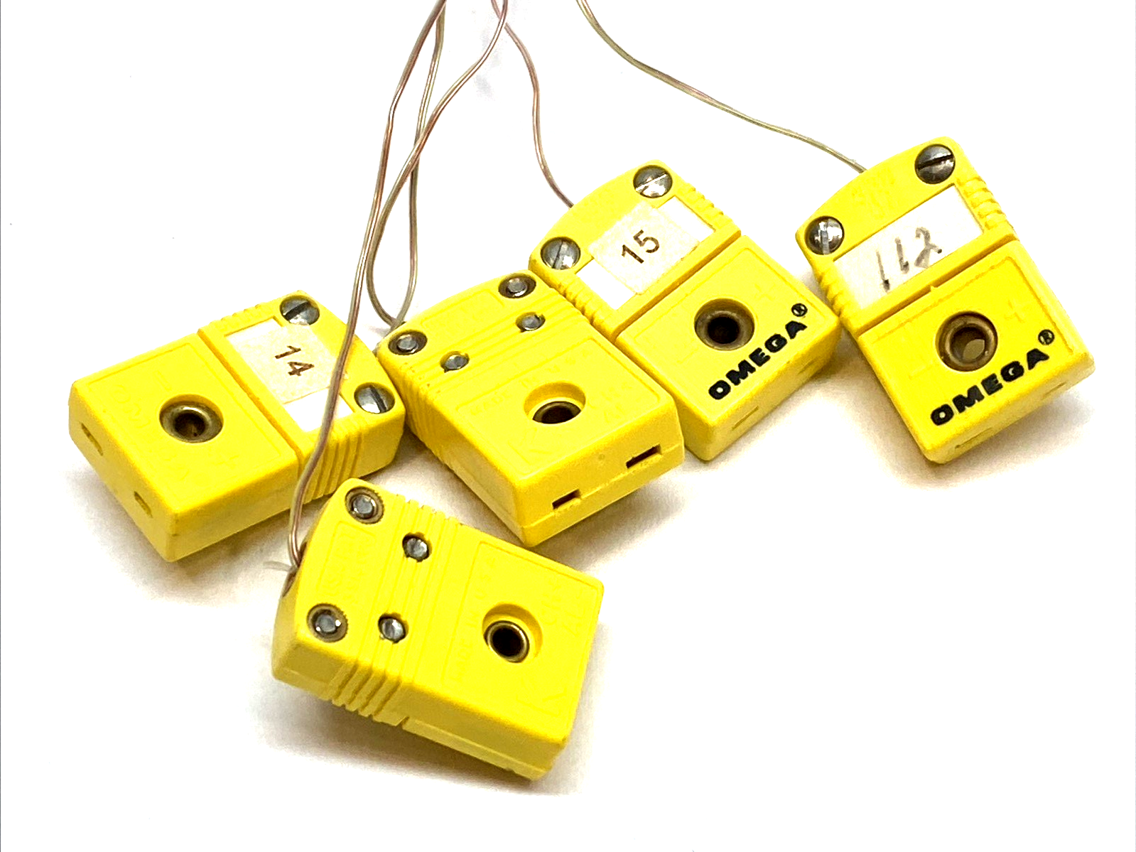 SMP-K-F | Omega Type K Mini Thermocouple Connector Female ANSI Plug LOT OF 5 - New – Open box - Maverick Industrial Sales