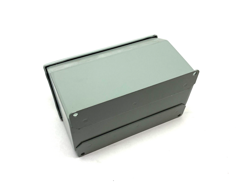 Hoffman E3PBA nVent Sloped-Front Pushbutton Enclosure 3-Hole 30.5mm Gray Steel - Maverick Industrial Sales