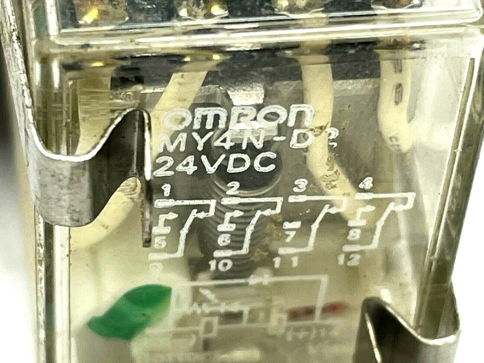 Omron PYF14T Relay Base w/ MY4N-D2 Plug-In Relay - Maverick Industrial Sales
