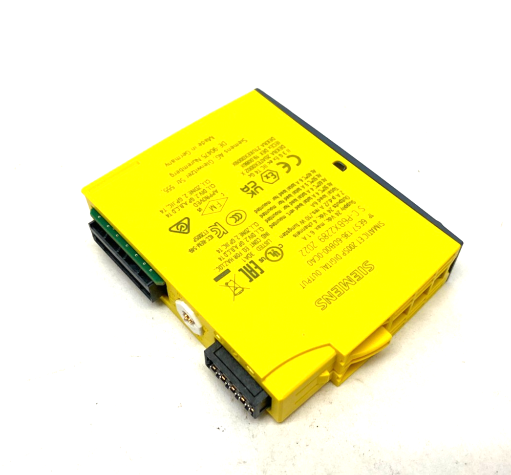 Siemens 6ES7136-6DB00-0CA0 SIMATIC ET 200SP Digital Output Module 4x24V DC/ 2A - Maverick Industrial Sales