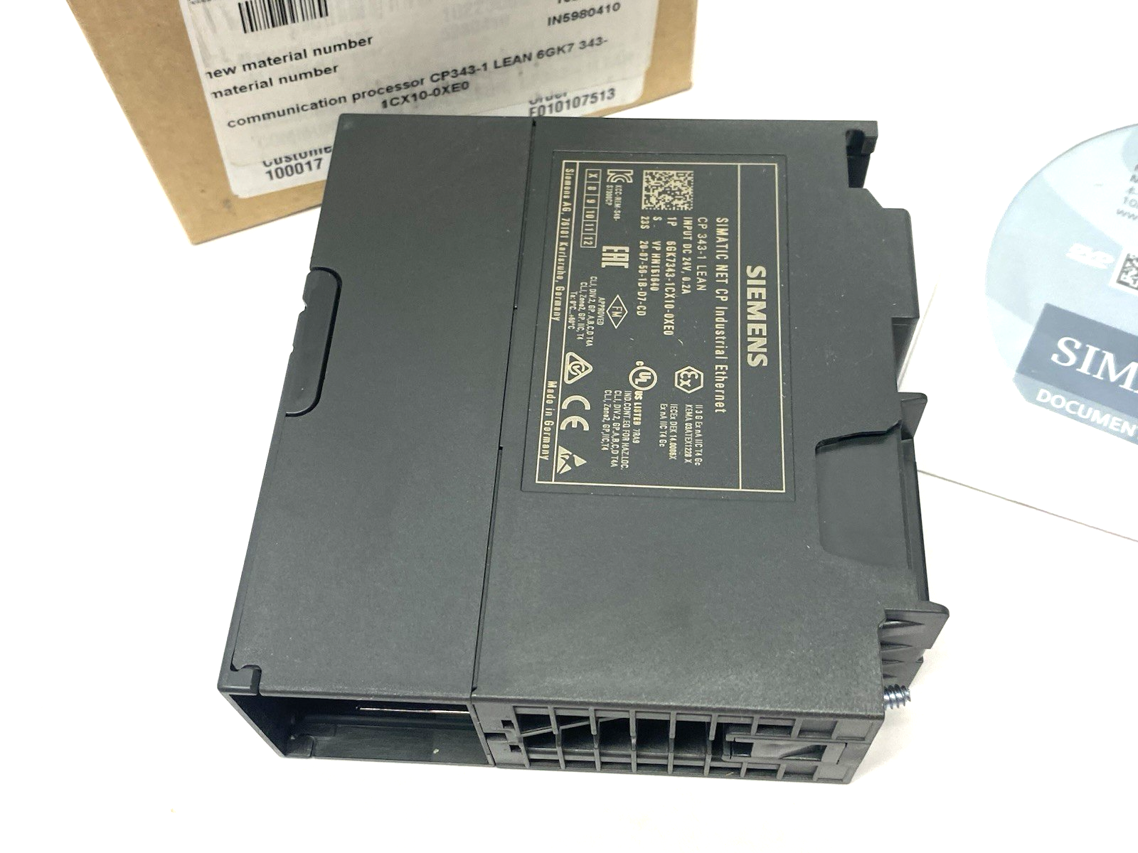 Siemens 6GK7343-1CX10-0XE0 SIMATIC S7-300 Communications Processor CP 343-1 Lean - Maverick Industrial Sales
