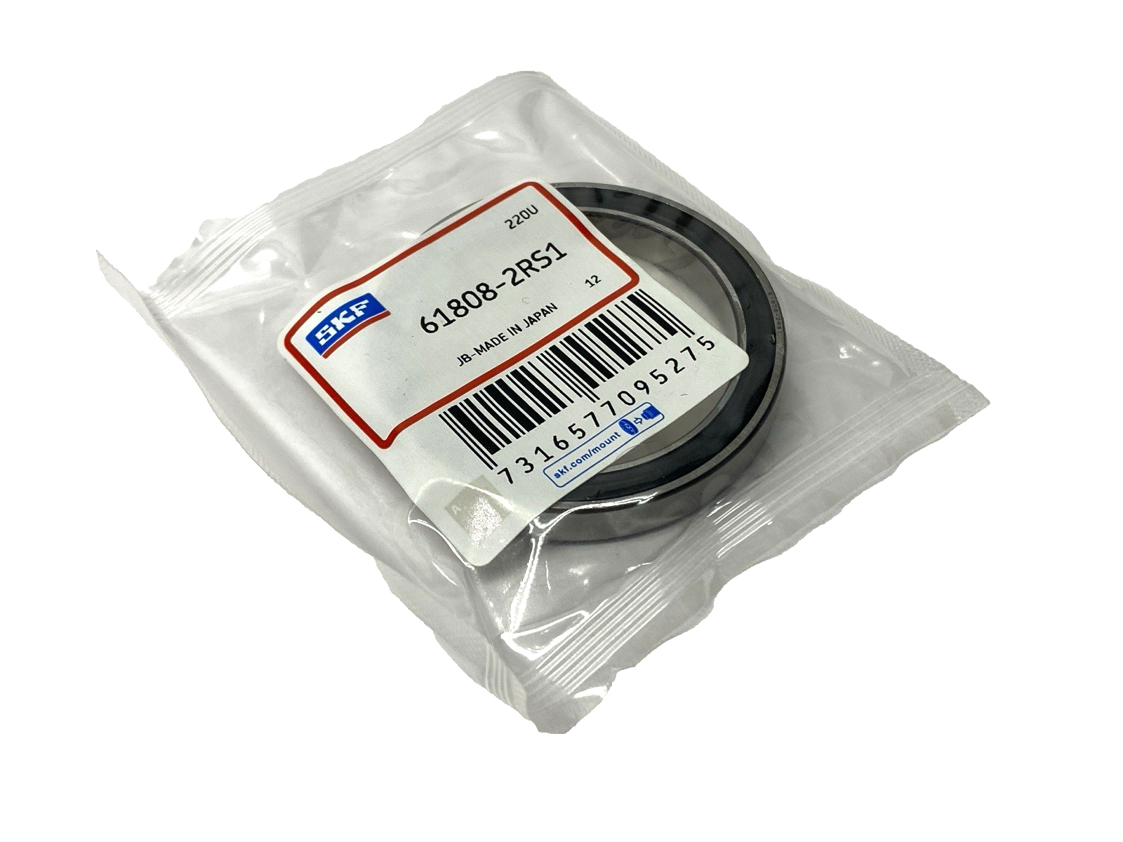 61808-2RS1 | SKF Single Row Deep Groove Ball Bearing - New - Maverick Industrial Sales