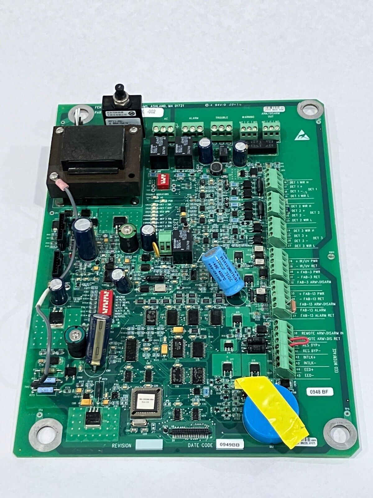 Fenwal 06-129378-002 EX-200 Control Panel Circuit Board DETACHED CAPACITOR - Maverick Industrial Sales